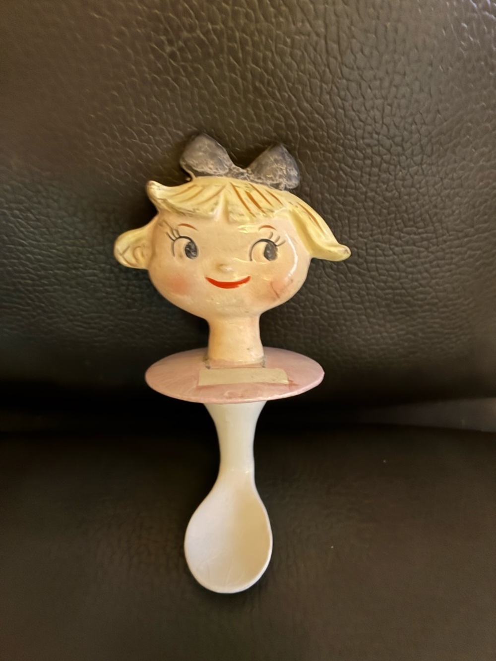 Vintage Pixiewear Lefton “Sweet Lil Sug” Ceramic Spoon